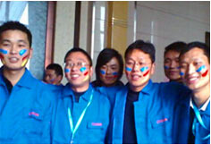 超前涂料90同學(xué)會(huì)現(xiàn)場(chǎng)！河南真石漆知名品牌